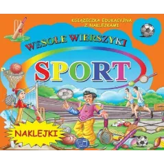 SPORT WESOŁE WIERSZYKI Z NAKLEJKAMI - Arti