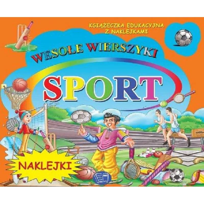SPORT WESOŁE WIERSZYKI Z NAKLEJKAMI - Arti