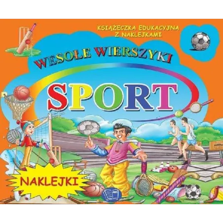 SPORT WESOŁE WIERSZYKI Z NAKLEJKAMI - Arti