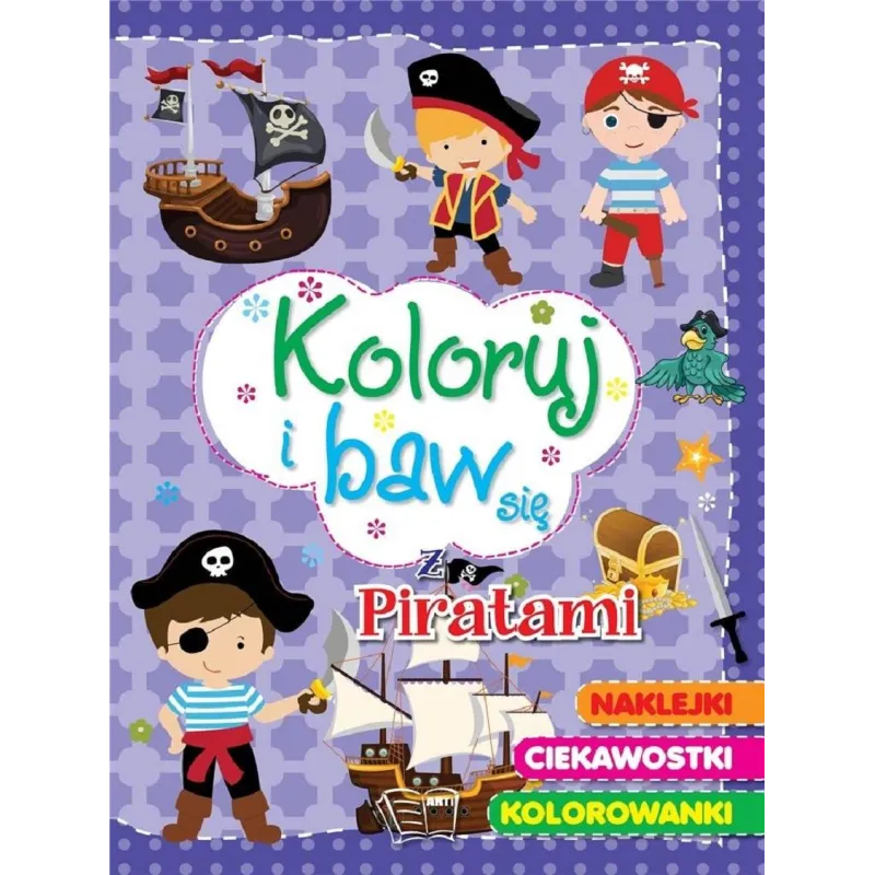 KOLORUJ I BAW SIĘ Z PIRATAMI - Arti