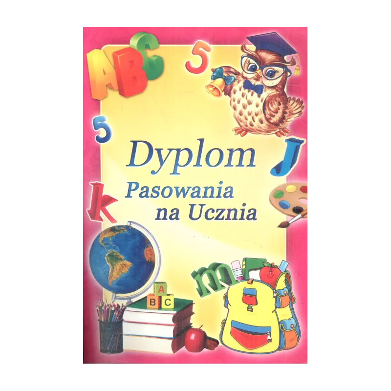 DYPLOM PASOWANIA NA UCZNIA ROZKŁADANY B5 - Panon