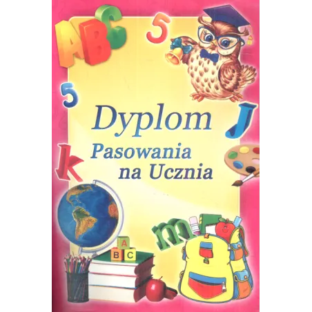 DYPLOM PASOWANIA NA UCZNIA ROZKŁADANY B5 - Panon