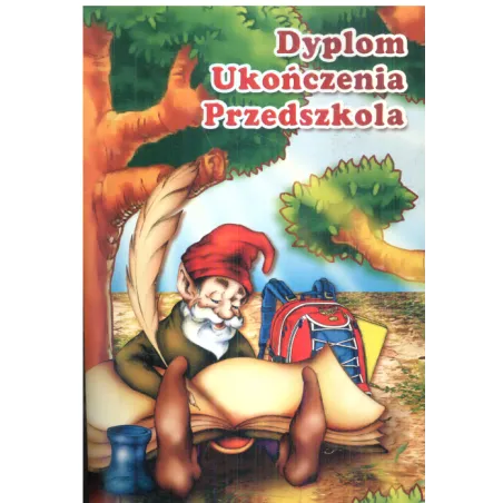 DYPLOM UKOŃCZENIA PRZEDSZKOLA B5 - Panon