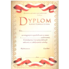 DYPLOM BARDZO DOBREGO UCZNIA A4 - Panon
