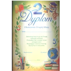 DYPLOM UKOŃCZENIA DRUGIEJ KLASY A4 - Panon