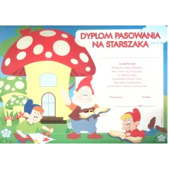 DYPLOM PASOWANIA NA STARSZAKA A4 - Panon