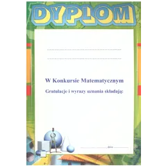 DYPLOM KONKURS MATEMATYCZNY A4 - Panon