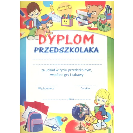 DYPLOM PRZEDSZKOLAKA A4 - Panon