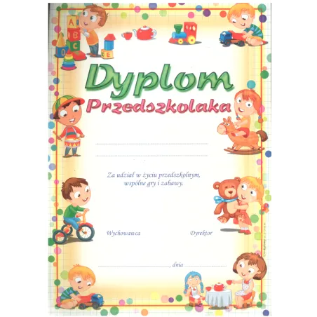 DYPLOM PRZEDSZKOLAKA A4 - Panon
