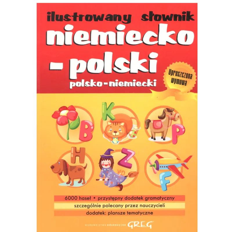 ILUSTROWANY SŁOWNIK NIEMIECKO-POLSKI POLSKO-NIEMIECKI Adrian Golis - Greg