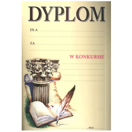 DYPLOM SZKOLNY A4 - Panon