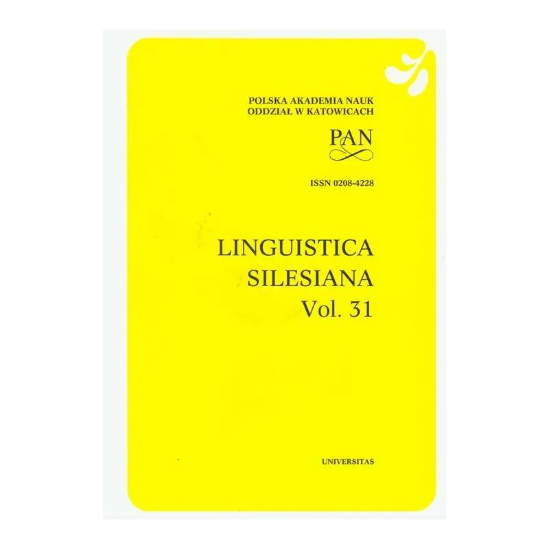 LINGUISTICA SILESIANA 31 - Universitas