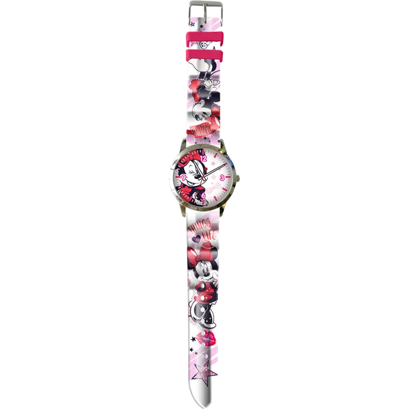 ZEGAREK ANALOGOWY MYSZKA MINNIE - Kids Euroswan