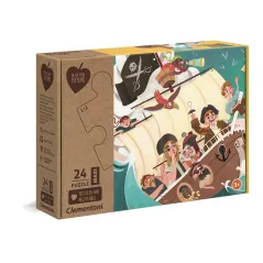 PLAY FOR FUTURE YO HO HO! PUZZLE MAXI 24 ELEMENTY 3+ - Clementoni