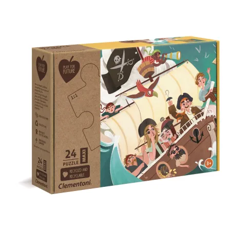 PLAY FOR FUTURE YO HO HO! PUZZLE MAXI 24 ELEMENTY 3+ - Clementoni