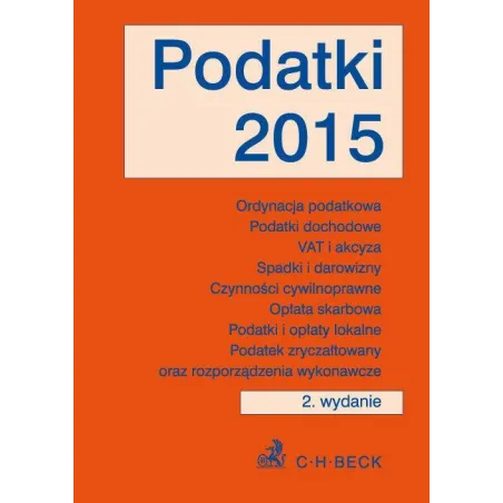 PODATKI 2015 - C.H. Beck