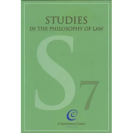 STUDIES IN THE PHILOSOPHY OF LAW 7 Jerzy Stelmach - Copernicus Center Press