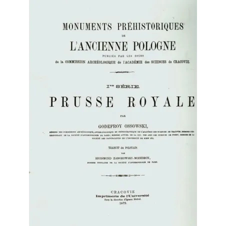 Prusse Royale Reprint Zabytki Przedhistoryczne Prusse Royale Reprint Zabytki Przedhistoryczne