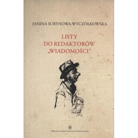LISTY DO REDAKTORÓW WIADOMOŚCI 6 Janina Surynowa-Wyczółkowska - Wydawnictwo Naukowe UMK