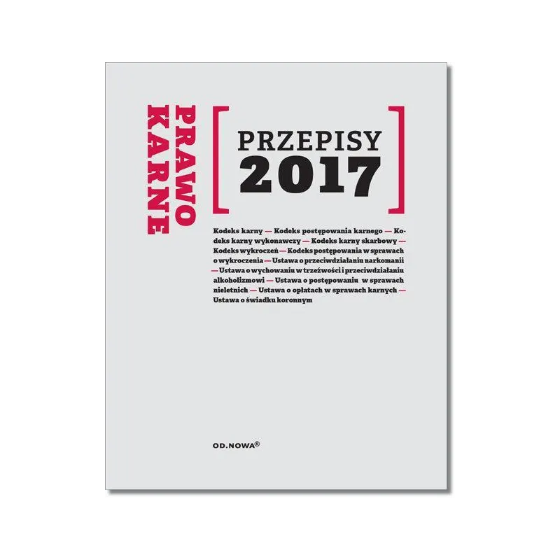 PRAWO KARNE PRZEPISY 2017 - od.nowa