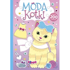 MODA KOTKI PONAD 200 NAKLEJEK - Olesiejuk