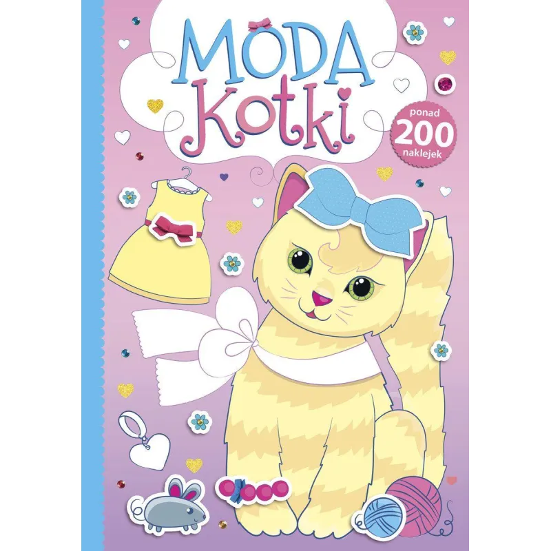 MODA KOTKI PONAD 200 NAKLEJEK - Olesiejuk