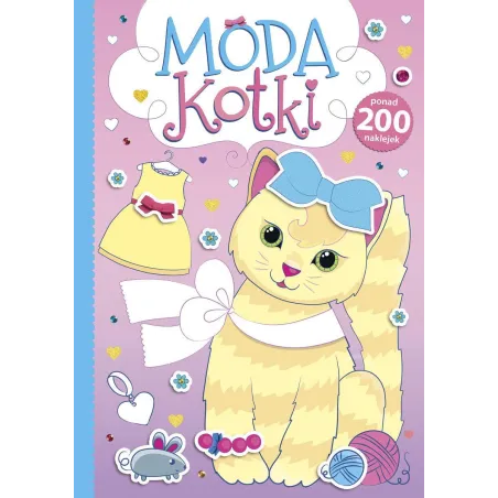 MODA KOTKI PONAD 200 NAKLEJEK - Olesiejuk