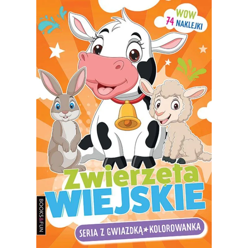 ZWIERZĘTA WIEJSKIE KOLOROWANKA - Books & Fun