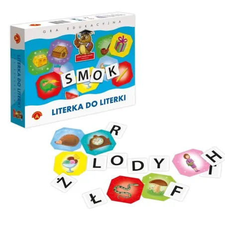 SMOK LITERKA DO LITERKI GRA EDUKACYJNA 5+ - Alexander