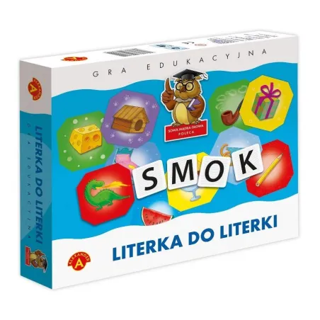 Smok Literka Do Literki Gra Edukacyjna 5+