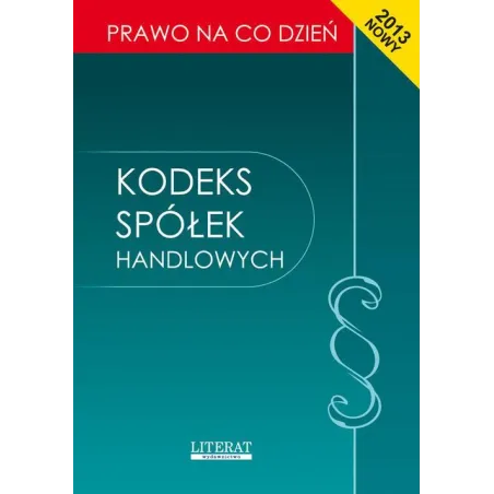 KODEKS SPÓŁEK HANDLOWYCH - Literat