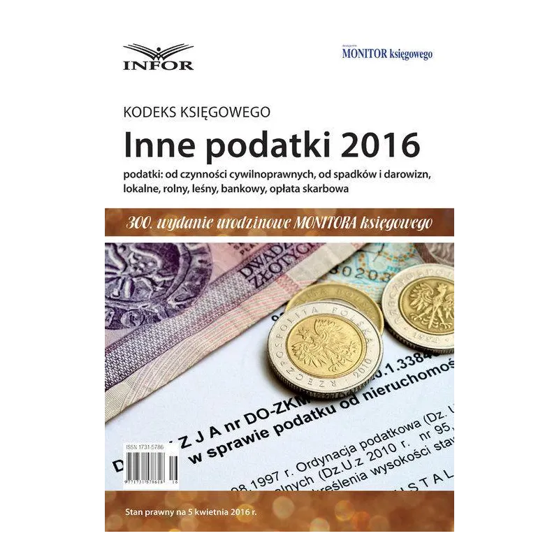 KODEKS KSIĘGOWEGO INNE PODATKI 2016 - Infor
