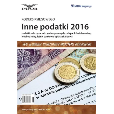 KODEKS KSIĘGOWEGO INNE PODATKI 2016 - Infor