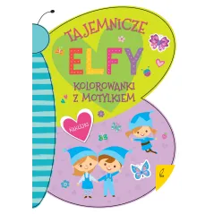 TAJEMNICZE ELFY KOLOROWANKA Z MOTYLKIEM - Wilga