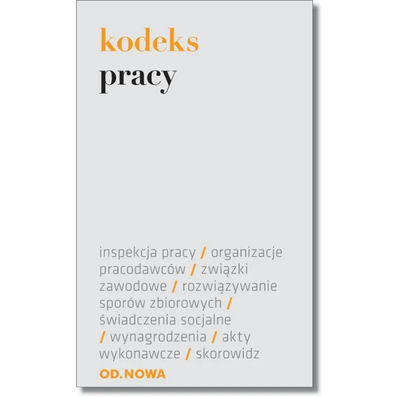 KODEKS PRACY - od.nowa