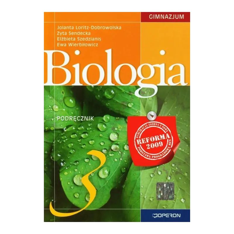 BIOLOGIA 3 PODRĘCZNIK Jolanta Loritz-Dobrowolska, Zyta Sendecka, Elżbieta Szedzianis, Ewa Wierbiłowicz - Operon