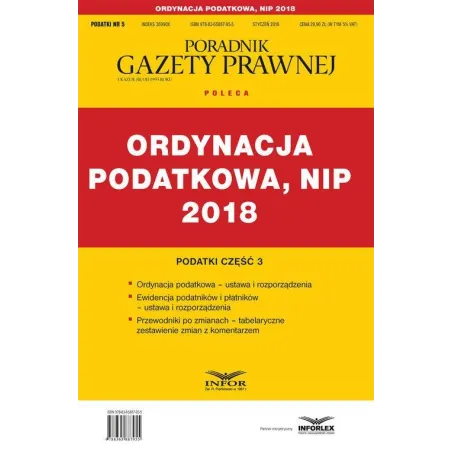 Ordynacja Podatkowa Nip 2018 Podatki 3 5/2018