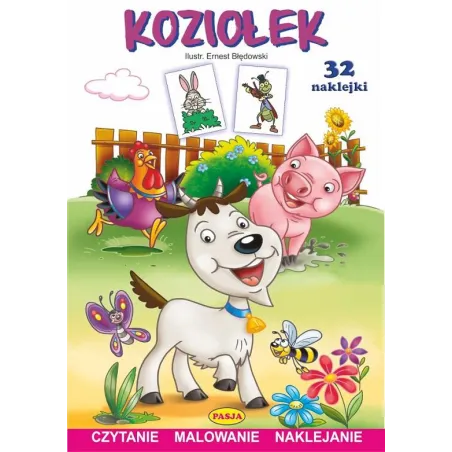 Koziołek. Czytanie, Malowanie, Naklejanie Koziołek. Czytanie, Malowanie, Naklejanie