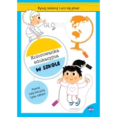 RYSUJ KOLORUJ I UCZ SIĘ PISAĆ 4-5 LAT - Olesiejuk