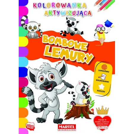 BOMBOWE LEMURY KOLOROWANKA AKTYWIZUJĄCA - Martel