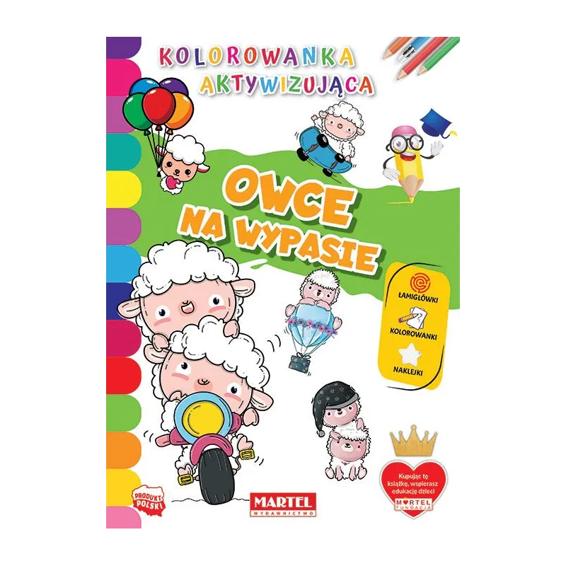 OWCE NA WYPASIE KOLOROWANKA AKTYWIZUJĄCA - Martel