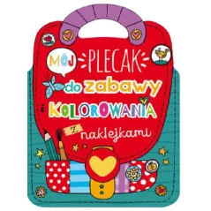 MÓJ PLECAK DO ZABAWY I KOLOROWANIA Z NAKLEJKAMI 6+ - Olesiejuk