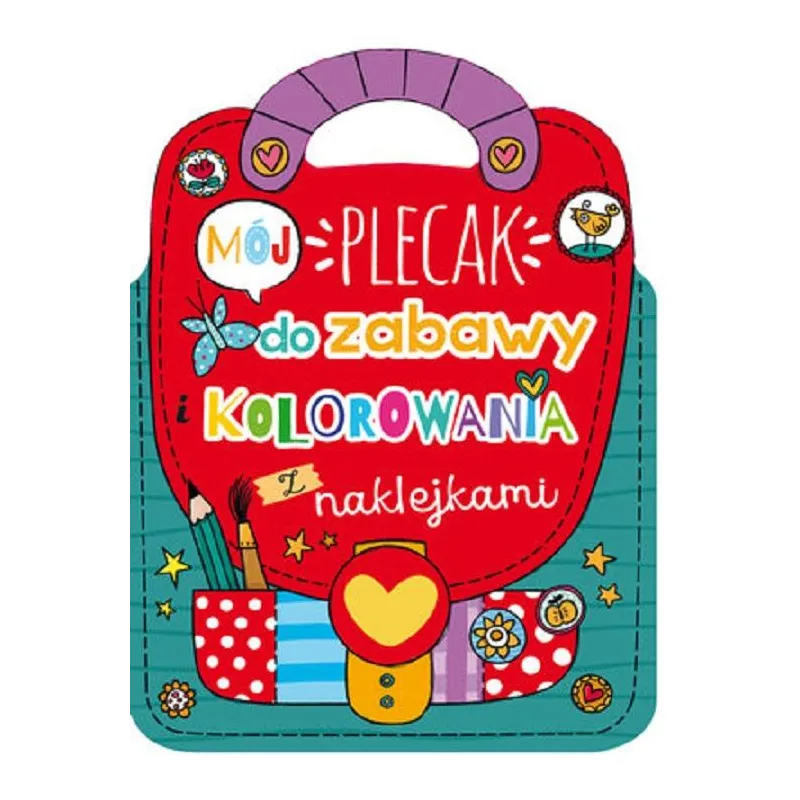 MÓJ PLECAK DO ZABAWY I KOLOROWANIA Z NAKLEJKAMI 6+ - Olesiejuk