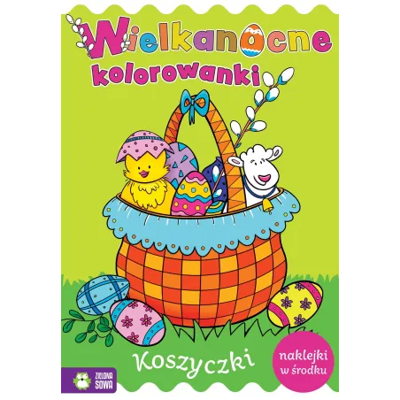 KOSZYKI WIELKANOCNE KOLOROWANKI 4+ - Zielona Sowa