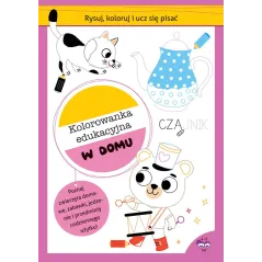W DOMU KOLOROWANKA EDUKACYJNA 4-5 LAT - Olesiejuk