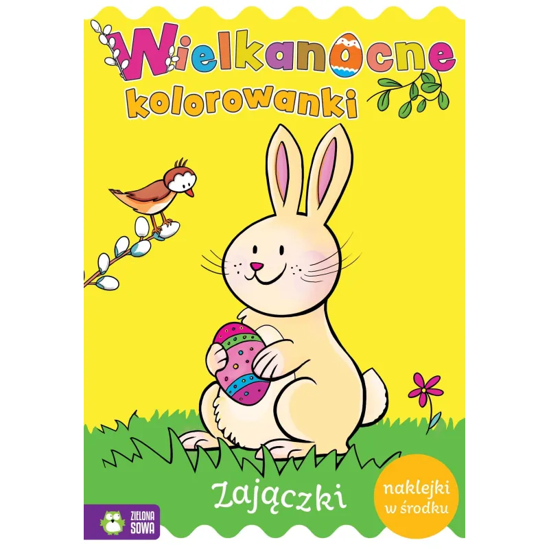 ZAJĄCZKI WIELKANOCNE KOLOROWANKI 4+ - Zielona Sowa