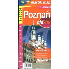 POZNAŃ LAMINOWANY PLAN MIASTA 1 : 20 000 - Demart
