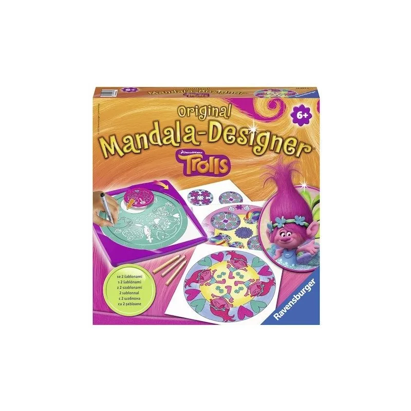 MANDALE DO SAMODZIELNEGO WYKONANIA TROLLE 6+ - Ravensburger