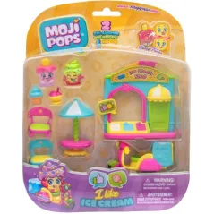 MOJIPOPS I LIKE ICE CREAM 2 FIGURKI KOLEKCJONERSKIE Z WYMIENNYMI BUZIAMI + AKCESORIA - Magic box