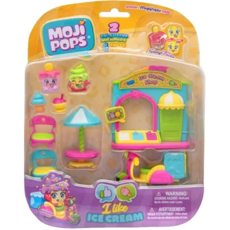 MOJIPOPS I LIKE ICE CREAM 2 FIGURKI KOLEKCJONERSKIE Z WYMIENNYMI BUZIAMI + AKCESORIA - Magic box